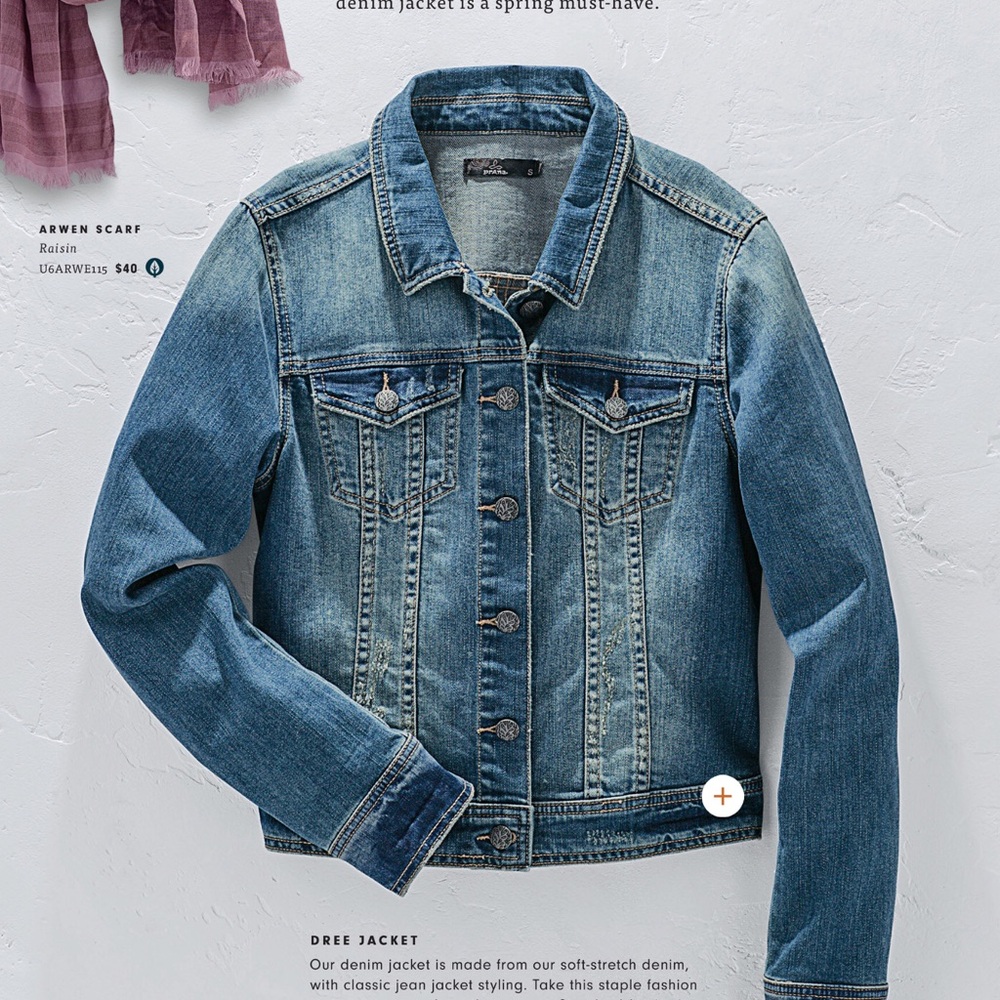 Prana Dree Jean Jacket Antique Blue